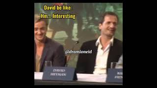 Emma answered a question about kissing Tom 😂 And David Heyman reaction 😆