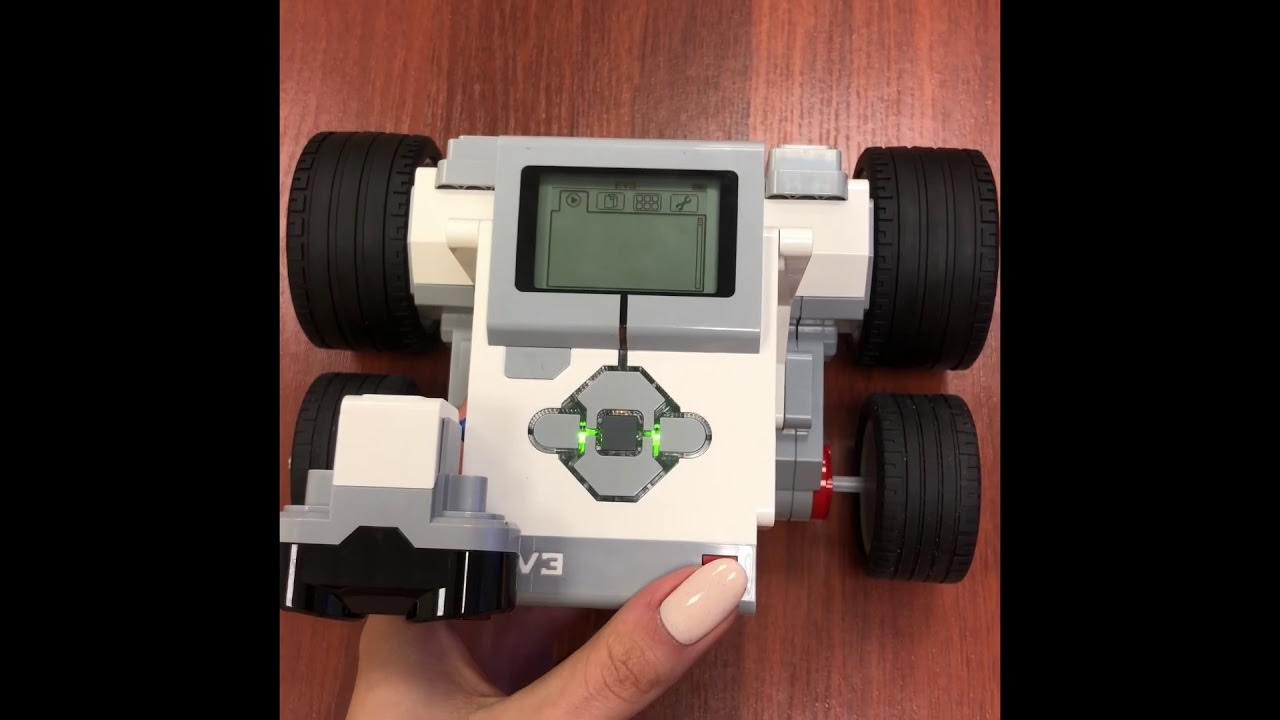 LEGO MINDSTORMS EV3 Лего майндстормс ев3 Ультразвуковой датчик. Урок 2 ...