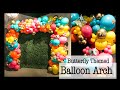 Butterfly Balloon Arch with Boxwood Hedge Tutorial | Set Up With Me