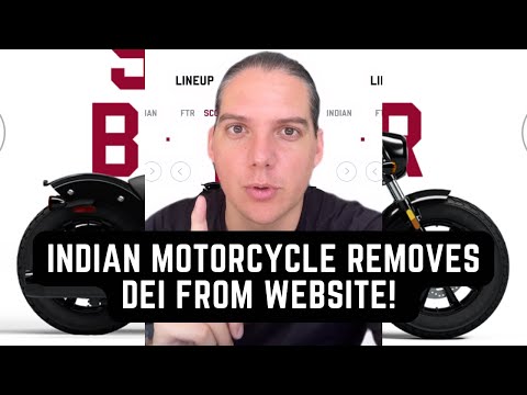 Indian Motorcycle REMOVES DEI From Website, Will Only Make US Bikes IN America! 🇺🇸