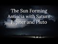 The Sun Forming Antiscia with Saturn Jupiter and Pluto