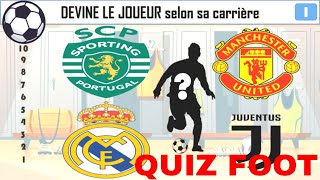 Jeu Quiz Football - Devine le joueur de foot selon sa carrière  Quiz Foot 2020-2021 