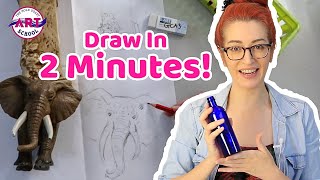 Quick Drawing Exercise: QUICK DRAW FOUR! For Kids, Teens & Art Homeschool! // Gold Coast Art School