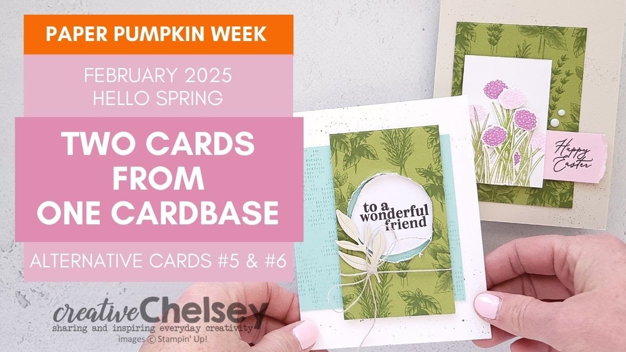 My 3rd Set of Alternative Cards - February 2025 Paper Pumpkin Kit ...