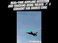 real time airplane 🛬 detection using YOLO-8 and OpenCV #computervision #objectdetection #yolov8