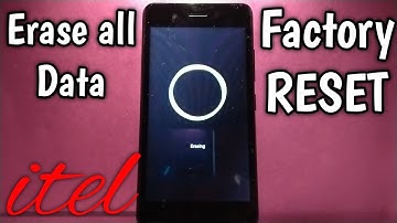 How to factory reset on itel Alpha Lite | Erase all Data