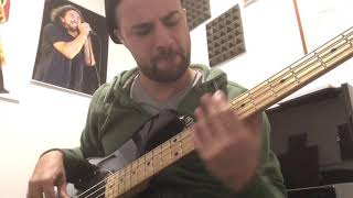 Video thumbnail of "“Water Sign” Jeff Lorber bass  cover by Nick Muneratti"