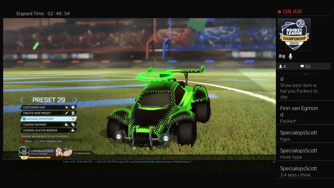 Rocket League Double Drop/Painted/XP Weekend!!! LittleBub2005