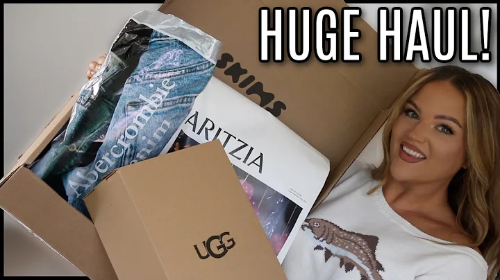 HUGE TRY-ON HAUL | Skims, Lululemon, Aritzia, Abercrombie, Uggs + MORE!