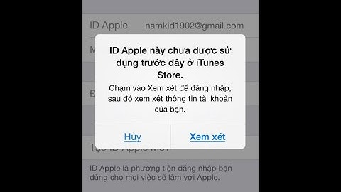 Hướng dẫn thiết lập tài khoản icloud. Apple ID không tải được ứng dụng? Hãy tham khảo video này.