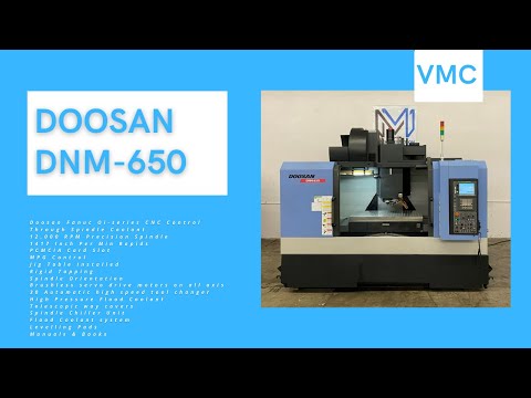 Doosan DNM-650 Vertical Machining Center Mill 50 "×  26" TSC 12000 RPM - 2012 -MachineStation # 1913