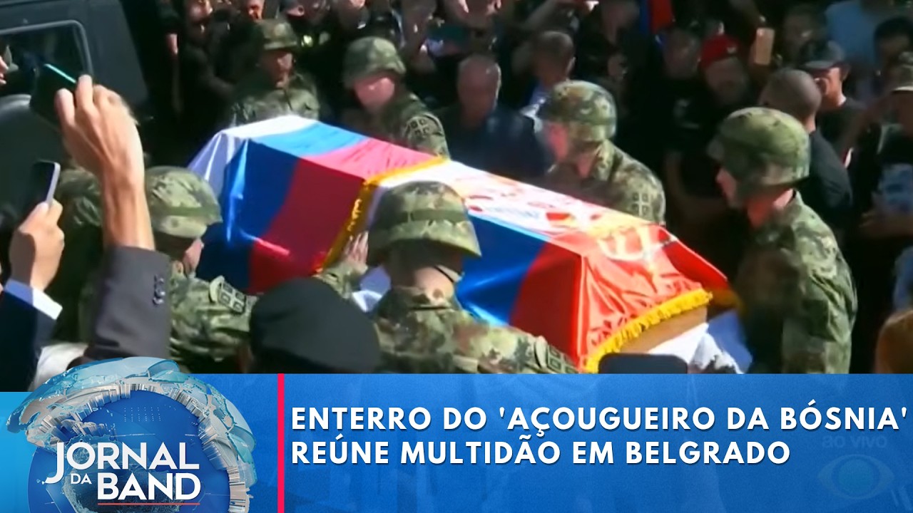 Enterro do 'Açougueiro da Bósnia' reúne multidão em Belgrado