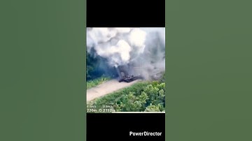 Russian Tank Hits Mine—Crew Runs for Their Lives