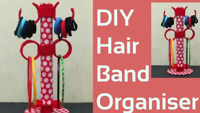 DIY Organizer from fast food Drink Holder, DIY Hair Accessories Organizer
