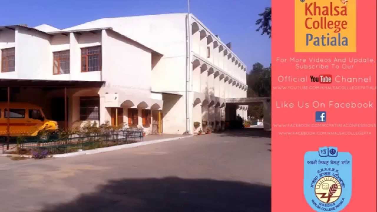 Welcome To Khalsa College Patiala YouTube Welcome To Khalsa College Patiala YouTube