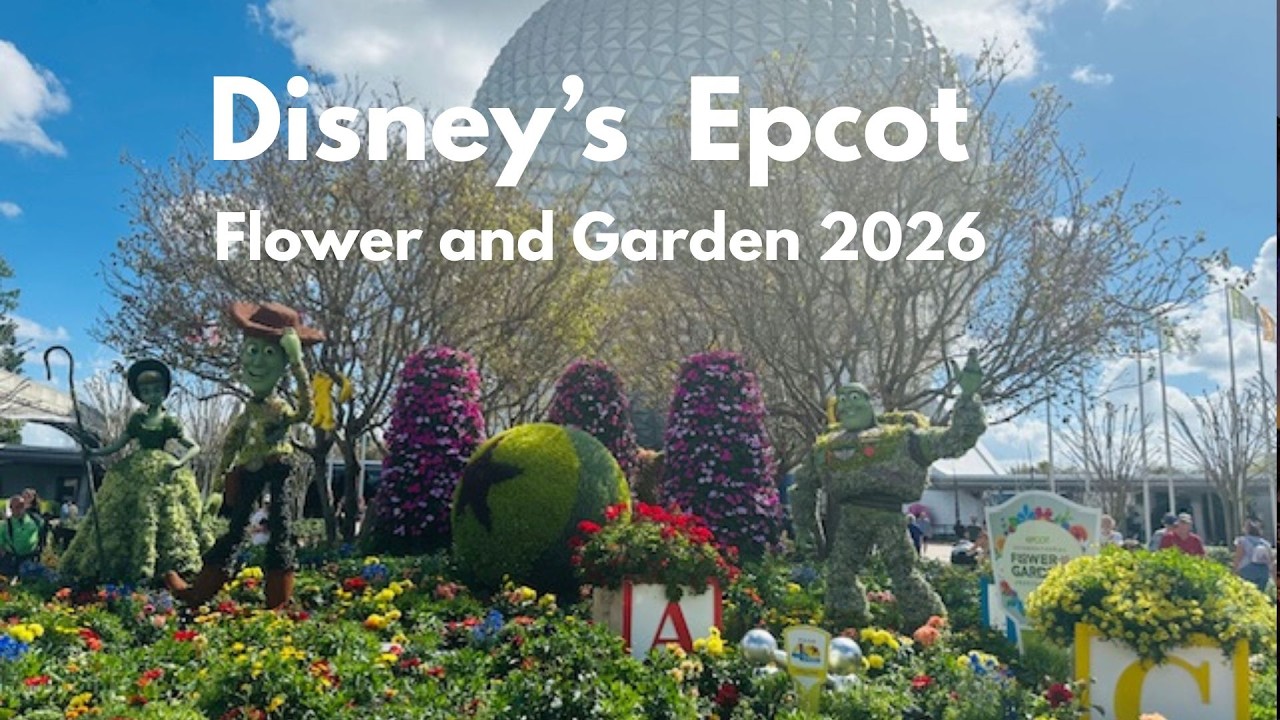 EPCOT Flower & Garden Festival 2026 🌸 Opening Day Walkthrough | Disney  Ambience | No Commentary