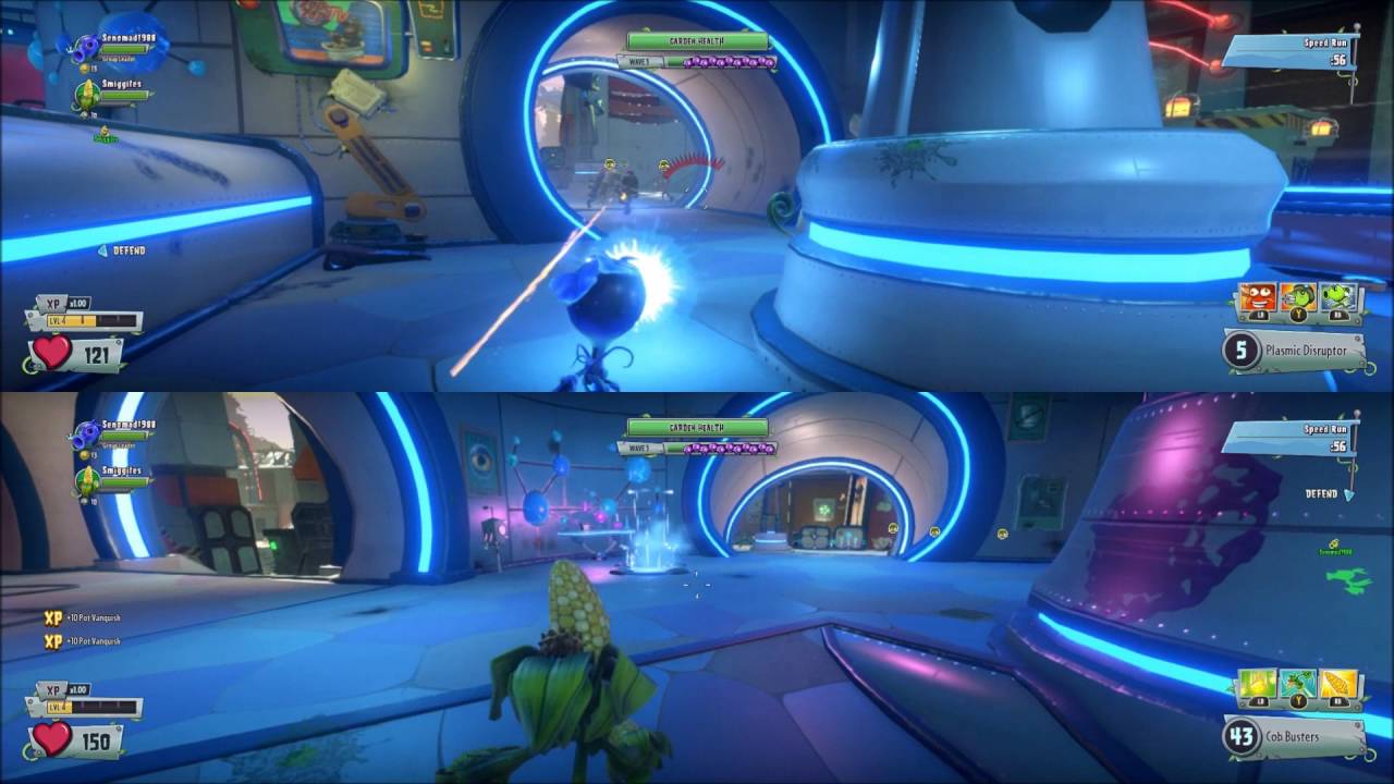 Plants Vs Zombies Garden Warfare 2 Split Screen Garden Ops