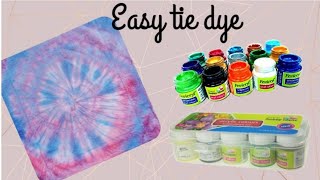 Tie Dye with Acrylic paints।। *easy to do*।।