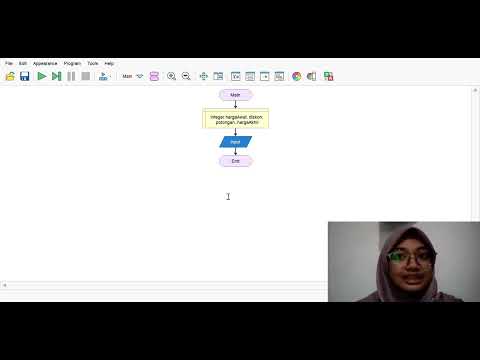 KASIR SEDERHANA MENGGUNAKAN FLOWGORITHM || KELOMPOK 2