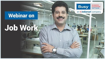 Job Work in BUSY (English)