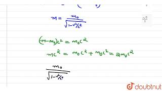 The Velocity Of A Particle At Which The Kinetic Energy Is Eqyal To Its Rest M Energy Is