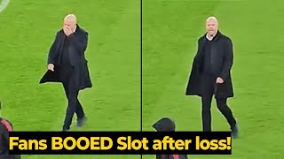 Liverpool Fans Booed Arne Slot After The Loss Against Psv Liverpool Vs Psv