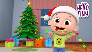Jingle Bells song! ☃️🎅 | Christmas Kids Songs and Nursery Rhymes | Hello Tiny