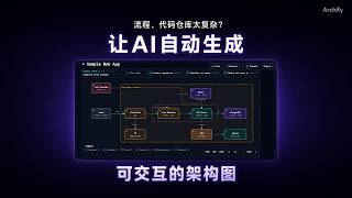 让AI把复杂流程或代码仓库画成可交互架构图