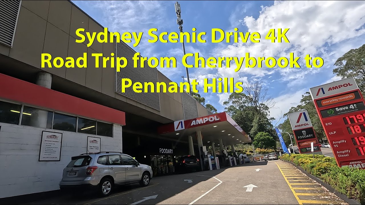 Sydney Scenic Drive 4K | Road Trip from Cherrybrook to Pennant Hills