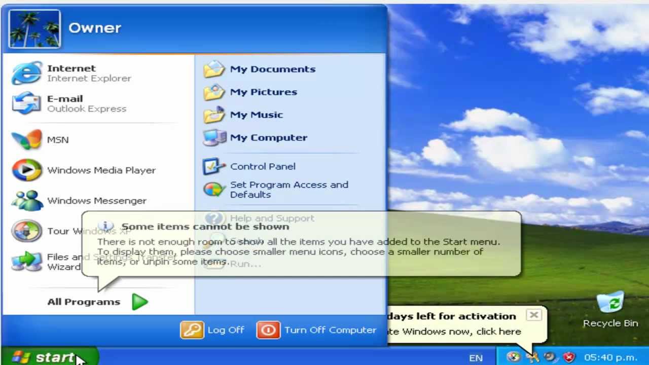 how to use virtualbox windows xp