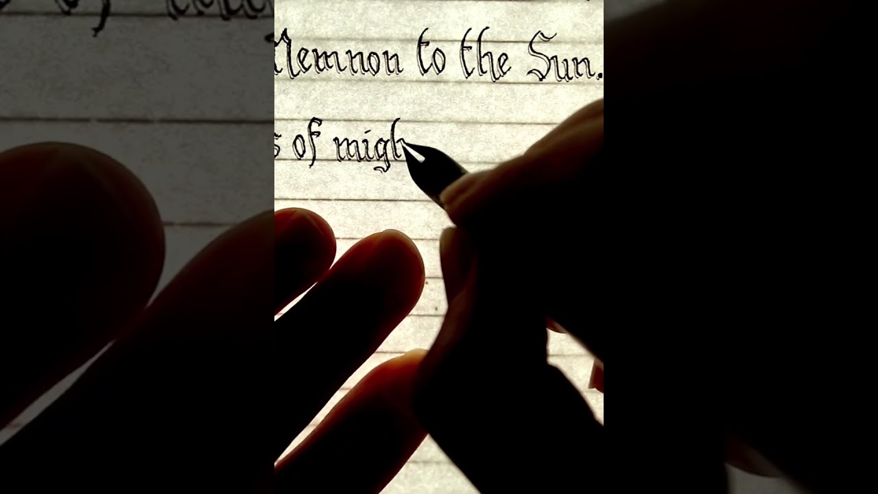 Handwriting E. A. Poe’s “The Coliseum” Part 13