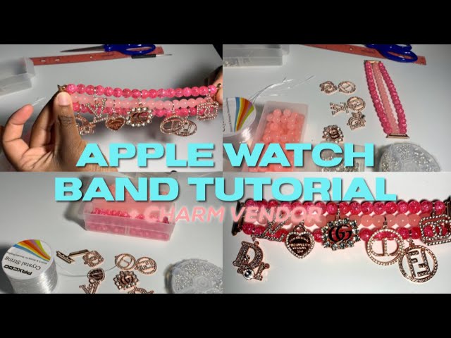 HOW TO MAKE YOUR APPLE WATCH LOOK LUXURIOUS FOR CHEAP! (FEATURING  &  LOUIS VUITTON 🤎) 