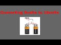 How to convert two 9 volt batteries into 18 volts in series with or without wires in series