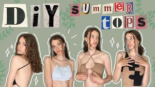 DIY summer tops :) *tiktok inspired*