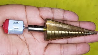 How to make a small drilling machine at home