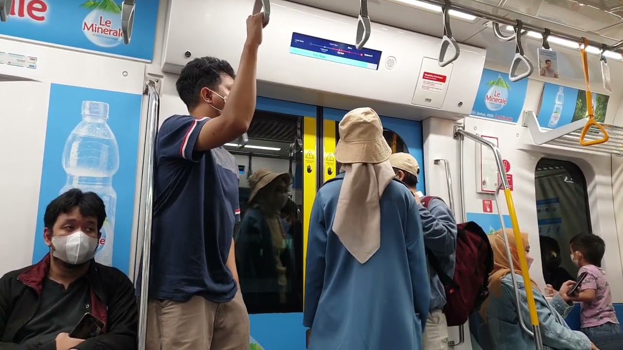 Onboard MRT Jakarta Full Trip (Lebak Bulus Grab - Bundaran HI)