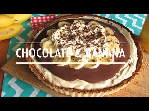 Chocolate and banana pie | Gluten and Refined Sugar FREE