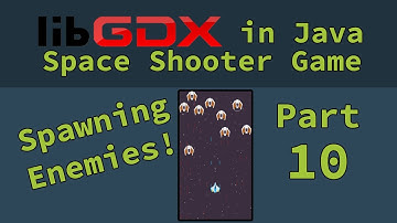 Graphics in Android Java with libGDX - Space Shooter Game Part 10 - Spawning Multiple Enemies