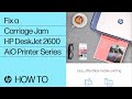Fix a Carriage Jam | HP DeskJet 2600 All-in-One Printer Series | HP