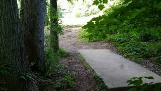 Oregon Park Disc Golf Course: Gold-Gold Layout Overview 2019