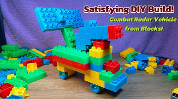 Satisfying DIY: Build a Combat Radar Vehicle with Building Blocks | ASMR Build