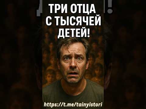 Три отца с тысячей детей: факты поражают! #shorts #история