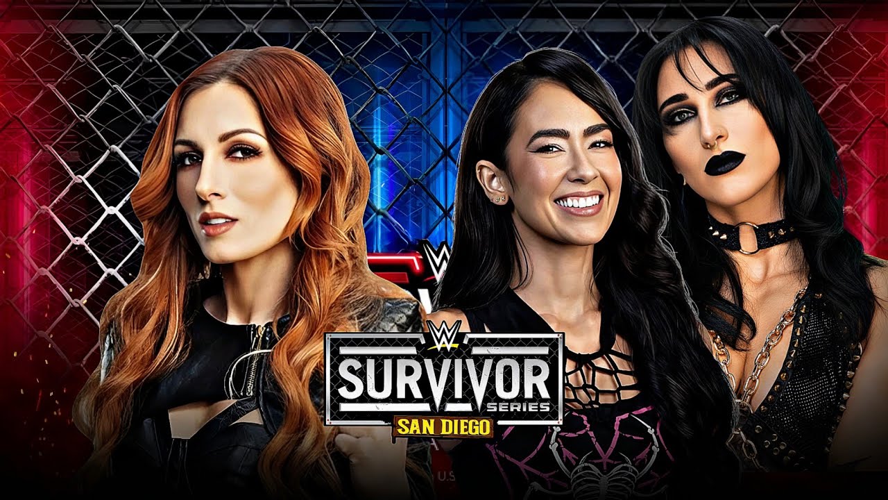 Becky Lynch vs Aj Lee & Rhea Ripley Full Match WWE Survivor Series 2025 ...