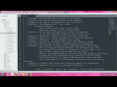 CodeIgniter 3 Setup