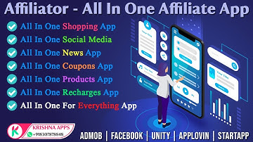 Affiliator   All In One Social Media And All In One Shopping And All In One Everything Affiliate App