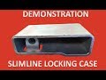 Slimline Locking Case For Shipping Containers Demonstration