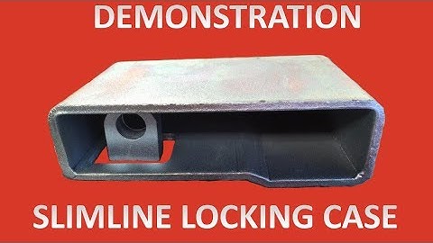 Slimline Locking Case For Shipping Containers Demonstration