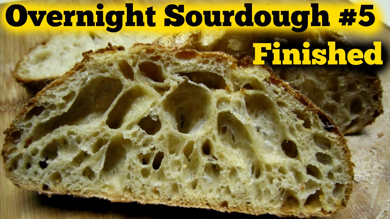 How to make bread with big holes