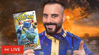 War never changes... Opening Cosmic Eclipse Pokemon Cards - Poke Vault Live