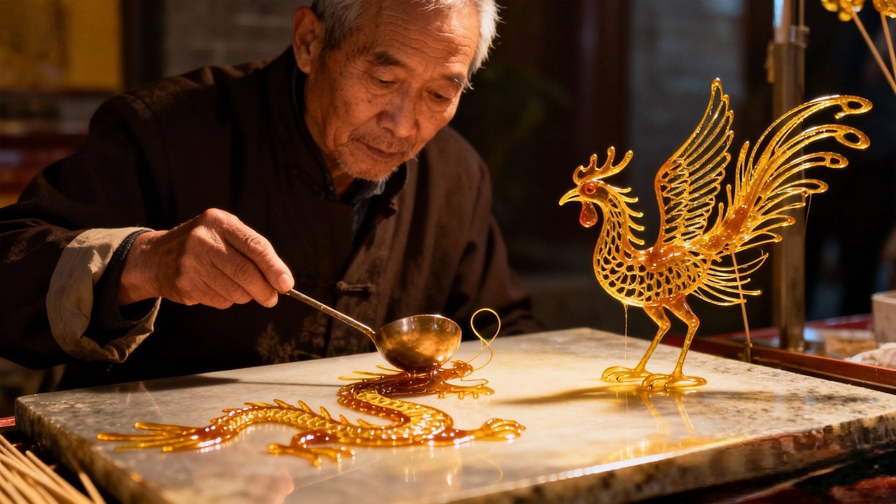 600-Year-Old Chinese Street ART!It looks beautiful and tastes